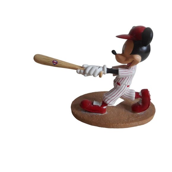 Disney Mickey & Friends Philadelphia Phillies Mickey Mouse Home Run Hero Figurin - Picture 3 of 6